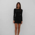 Backless Mini με Αλυσίδα 3008 - Μαύρο