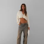 Fabric Crop ζακέτα  3017 - Λευκό